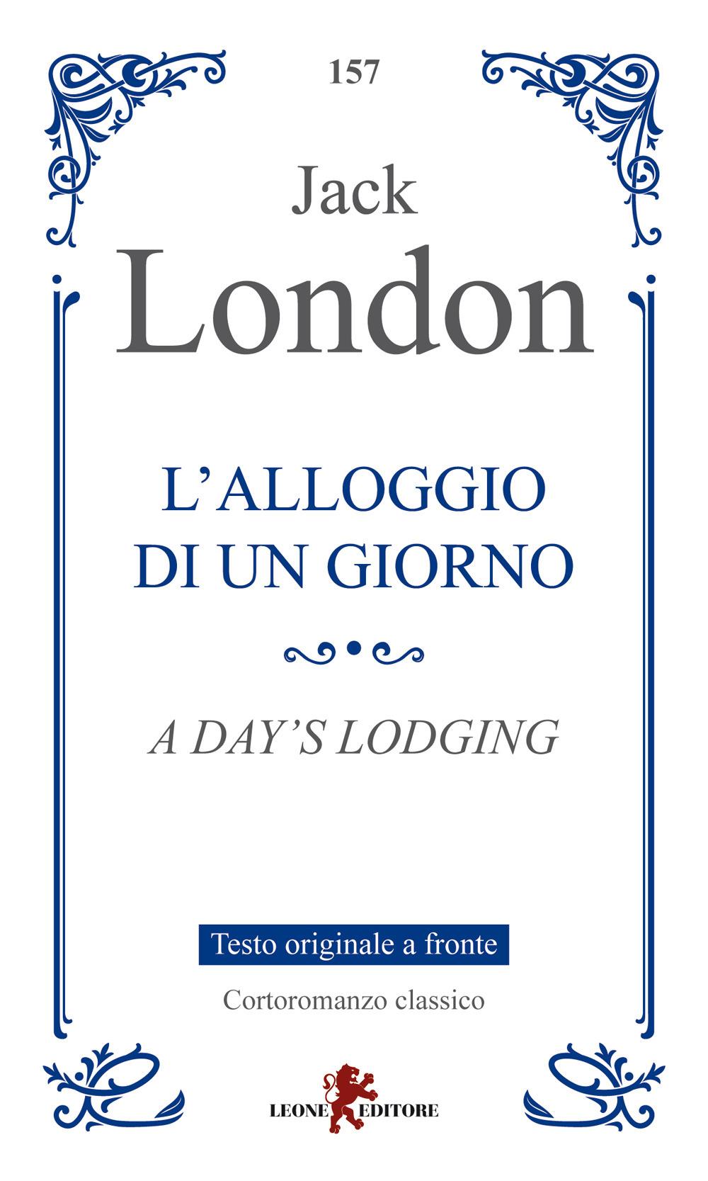 Vorderes Coverbild L' alloggio di un giorno. Testo originale a fronte