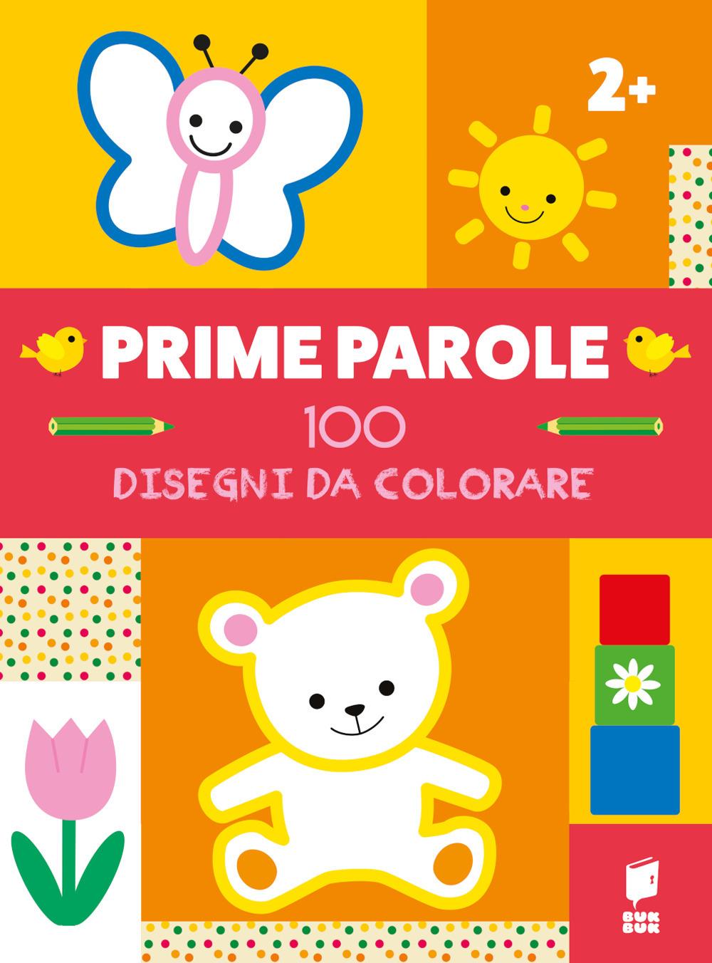 Vorderes Coverbild Prime parole. 100 disegni da colorare