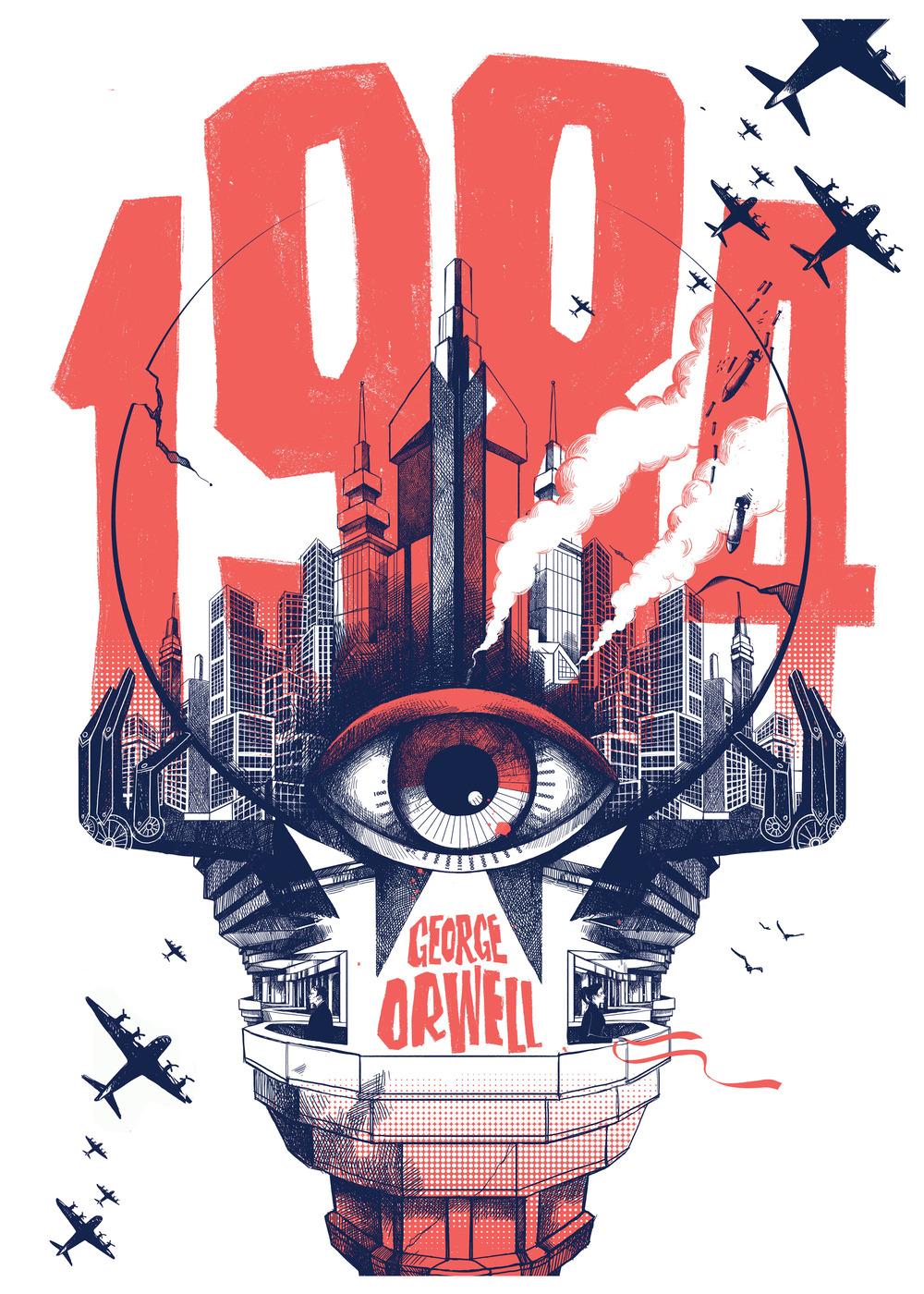 Vorderes Coverbild 1984. Il Cartavolante. Libro poster