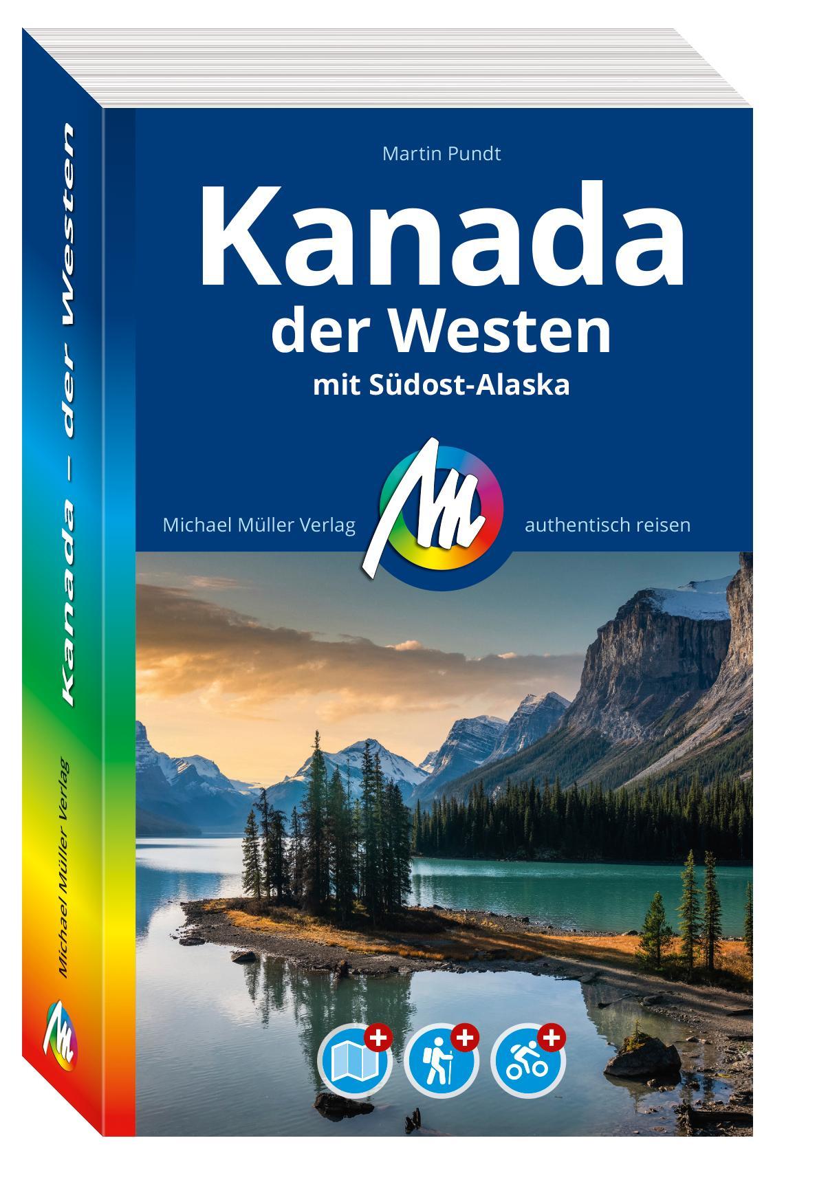 Vorderes Coverbild MICHAEL MÜLLER REISEFÜHRER Kanada - der Westen