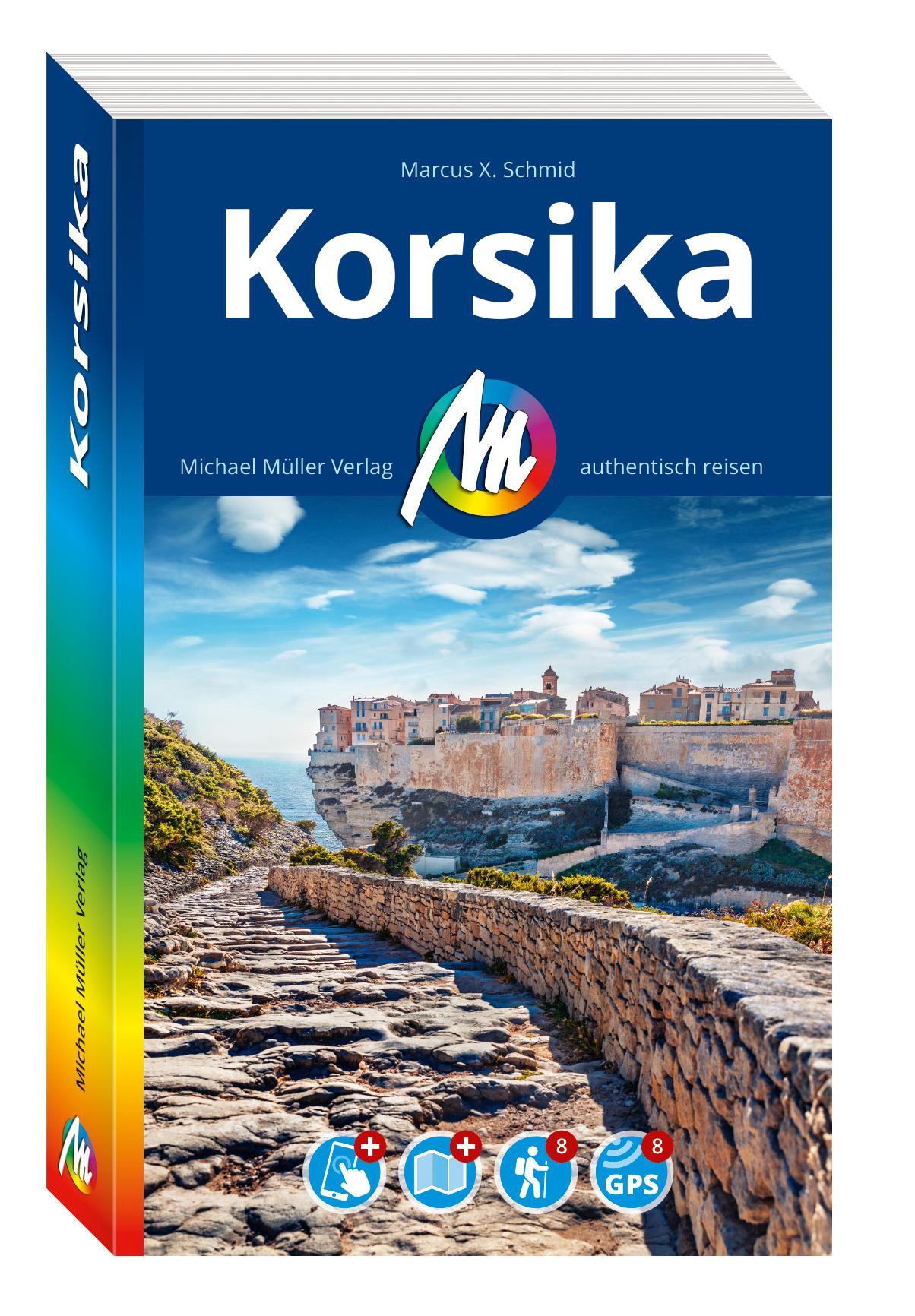 Vorderes Coverbild MICHAEL MÜLLER REISEFÜHRER Korsika