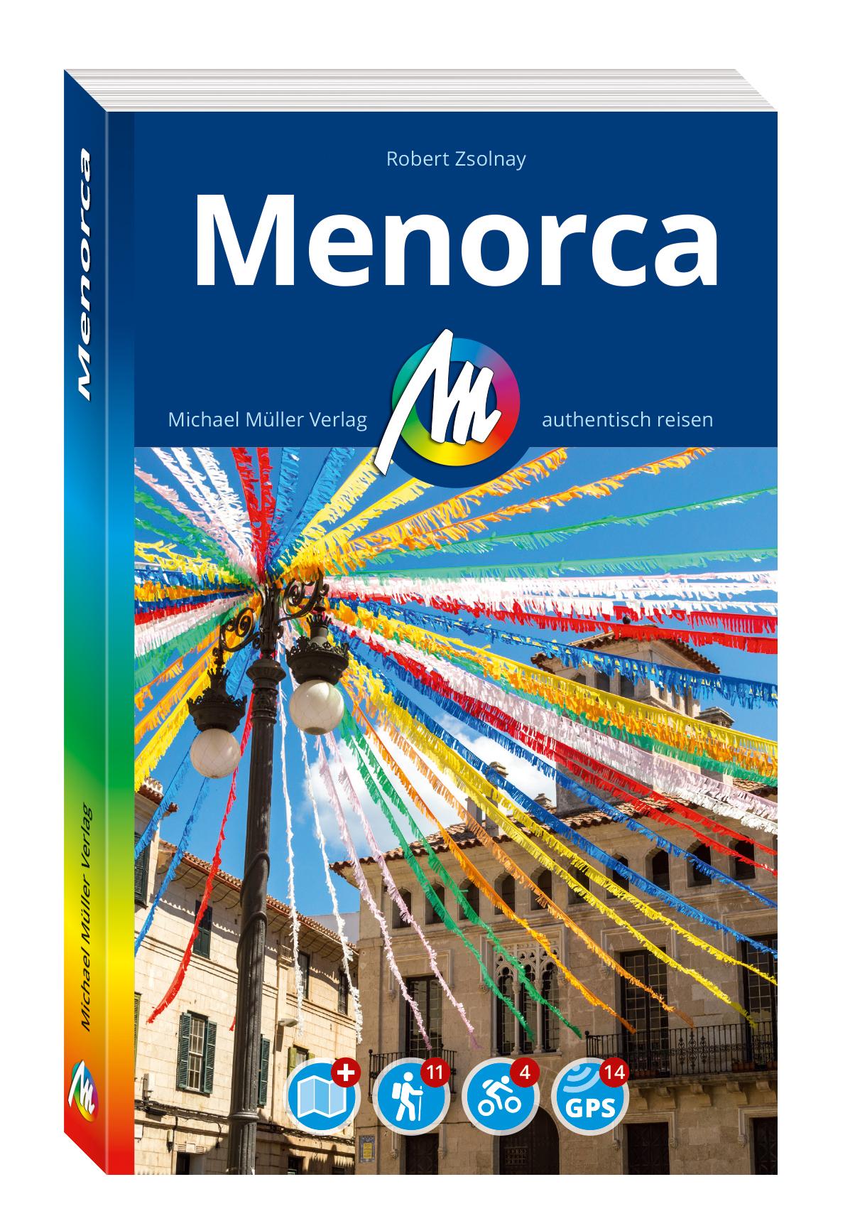 Vorderes Coverbild MICHAEL MÜLLER REISEFÜHRER Menorca