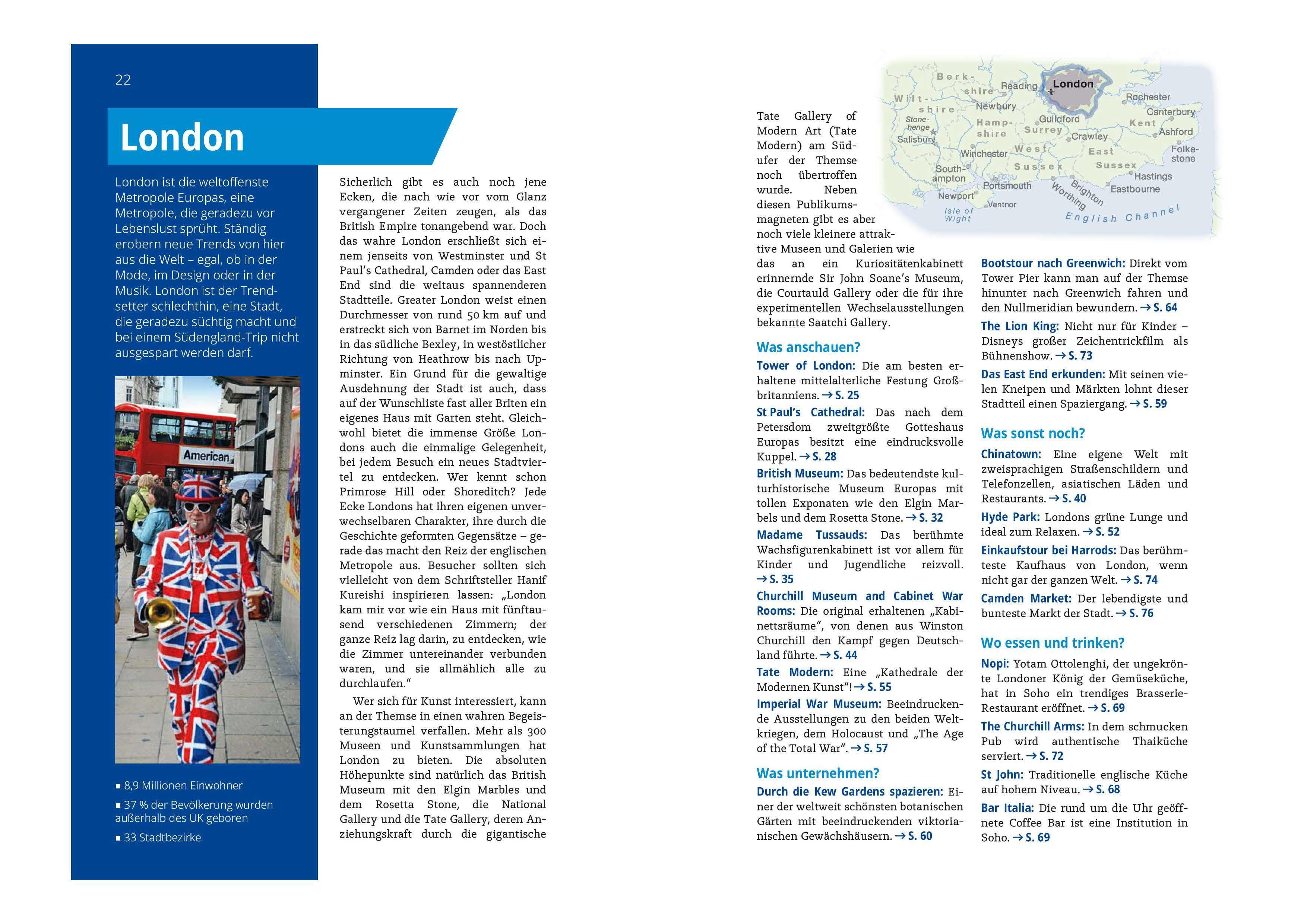 Beispielinhalt (Bild) MICHAEL MÜLLER REISEFÜHRER Südengland