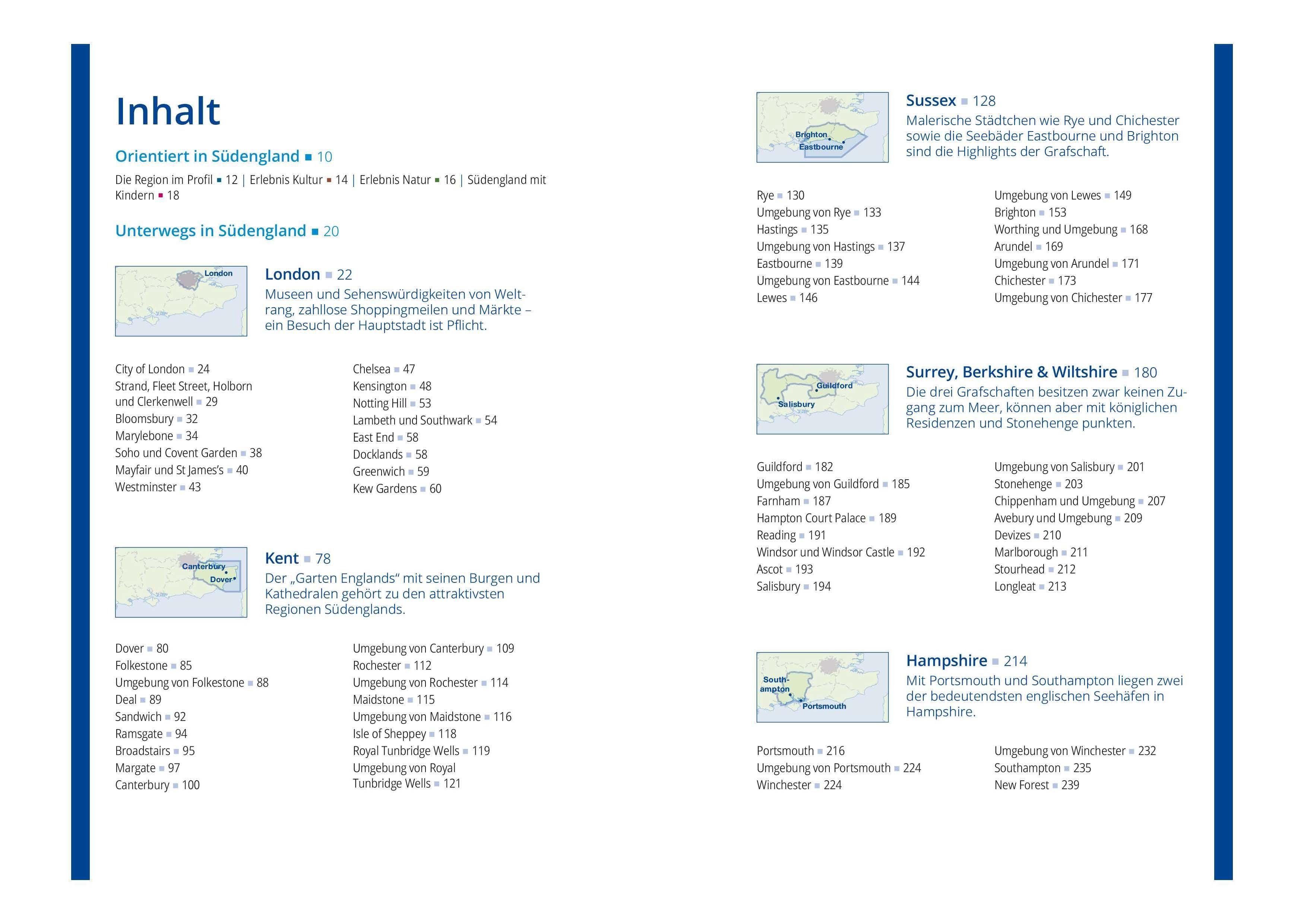 Beispielinhalt (Bild) MICHAEL MÜLLER REISEFÜHRER Südengland