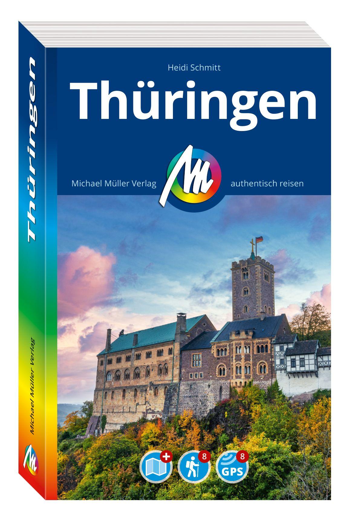 Vorderes Coverbild MICHAEL MÜLLER REISEFÜHRER Thüringen