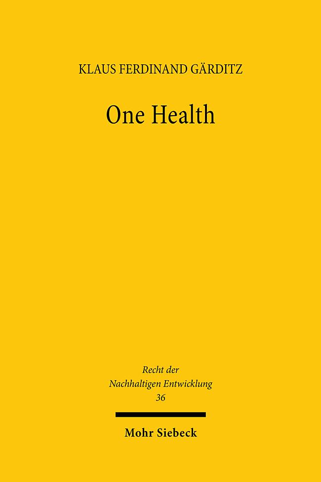 Vorderes Coverbild One Health