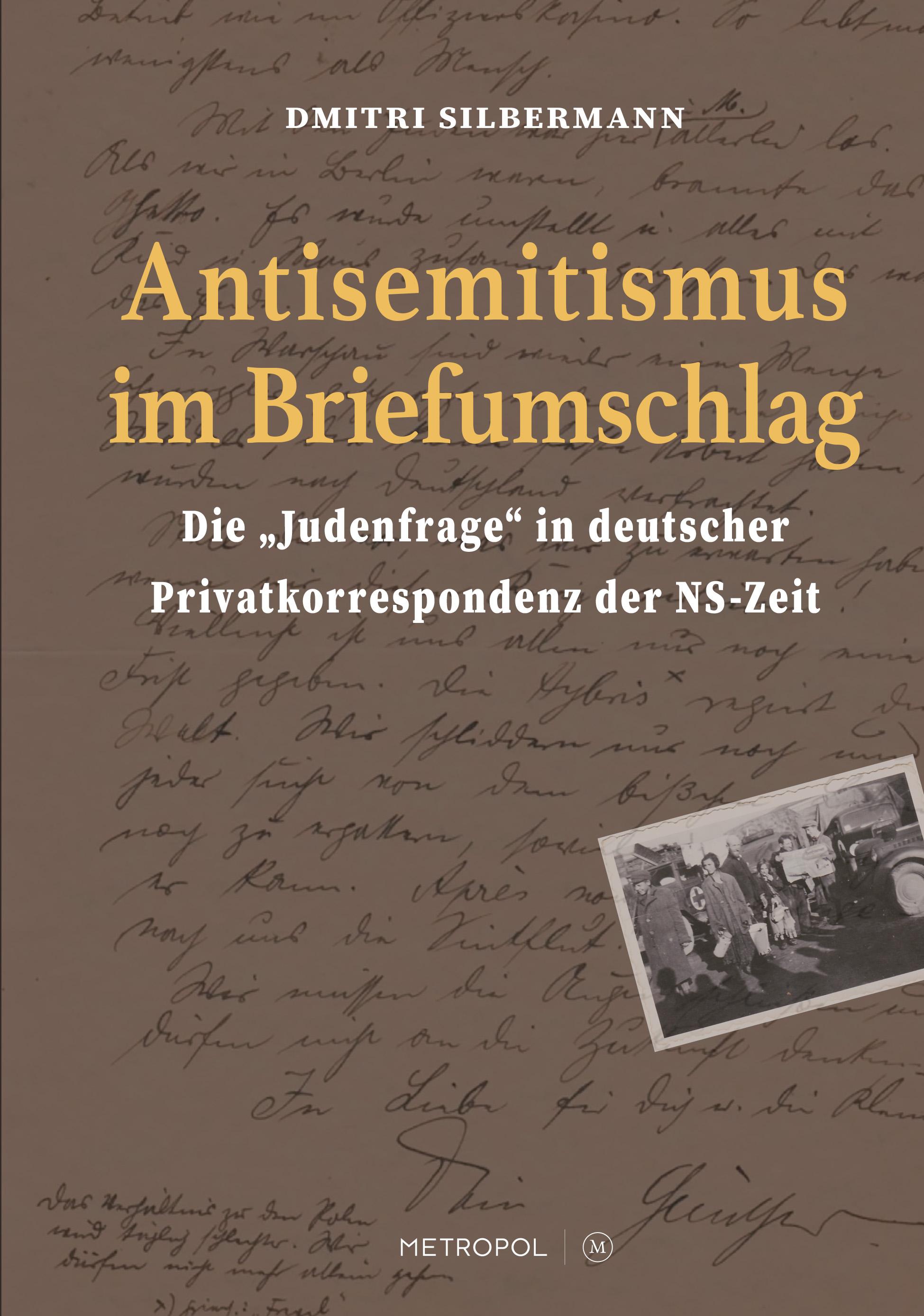 Vorderes Coverbild Antisemitismus im Briefumschlag