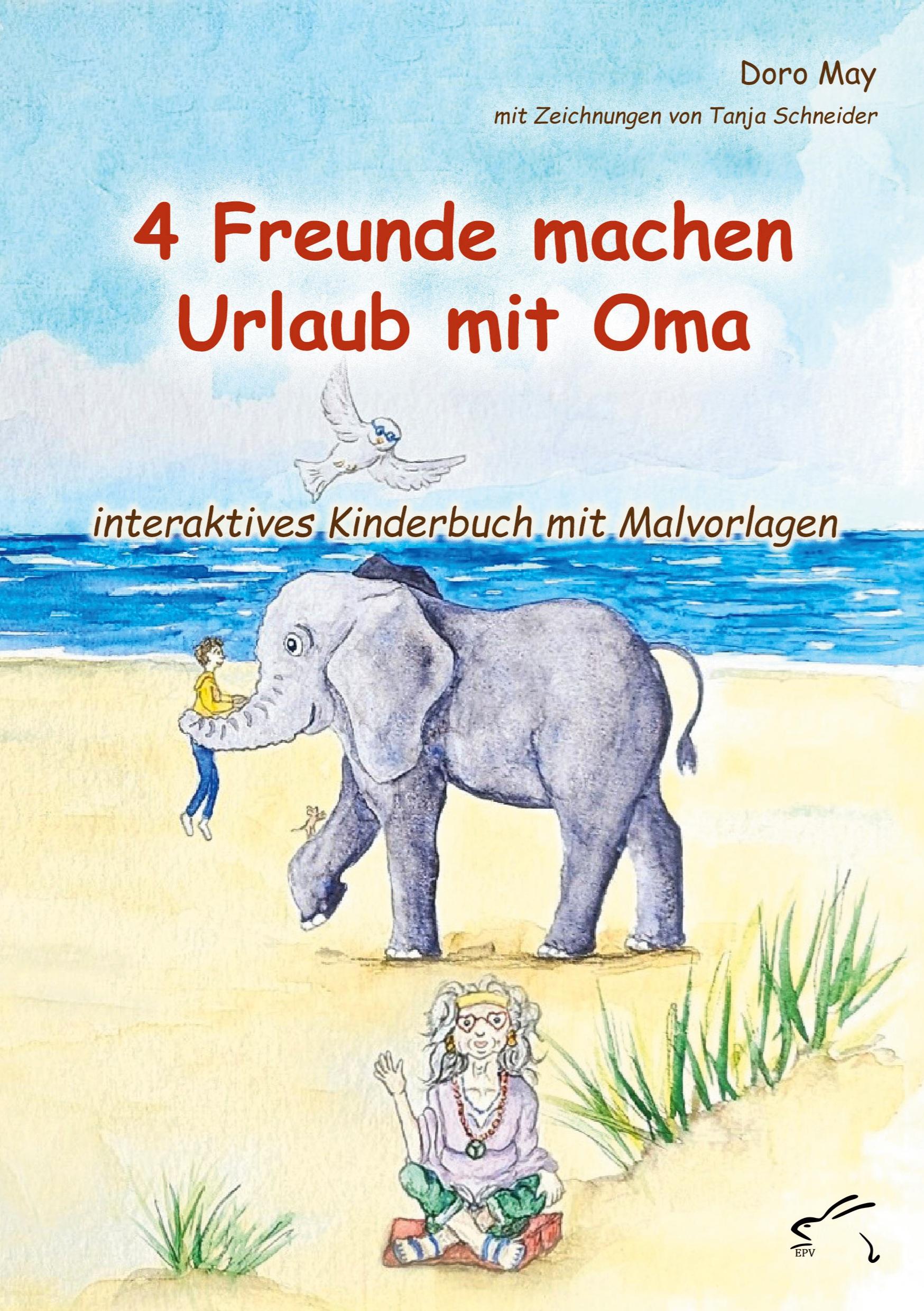 Vorderes Coverbild 4 Freunde machen Urlaub mit Oma