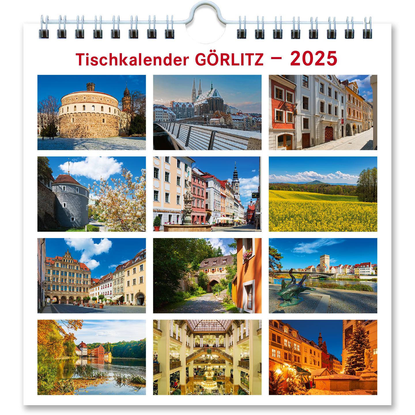 Beispielinhalt (Bild) Kalender Görlitz 2026