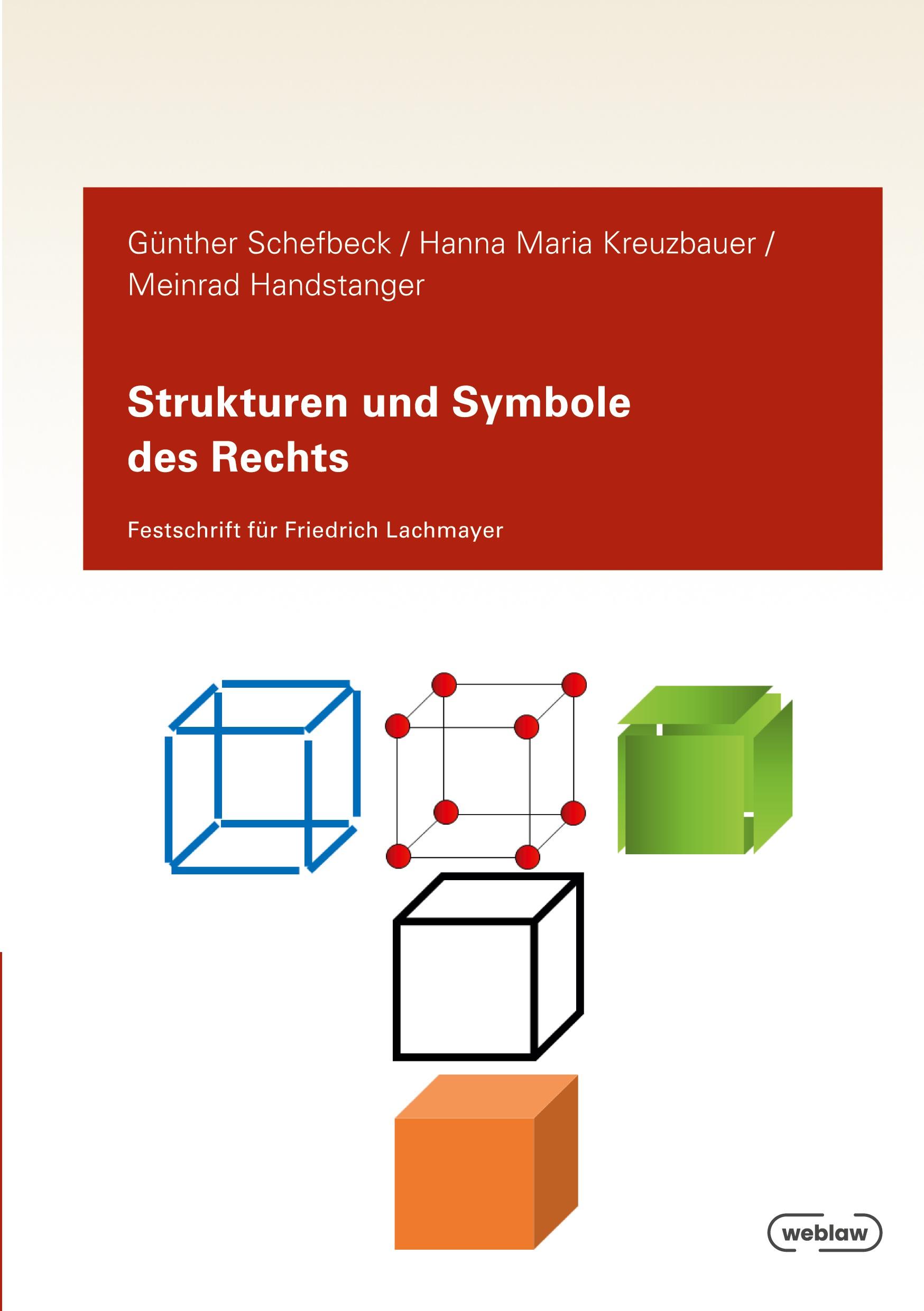 Vorderes Coverbild Strukturen und Symbole des Rechts
