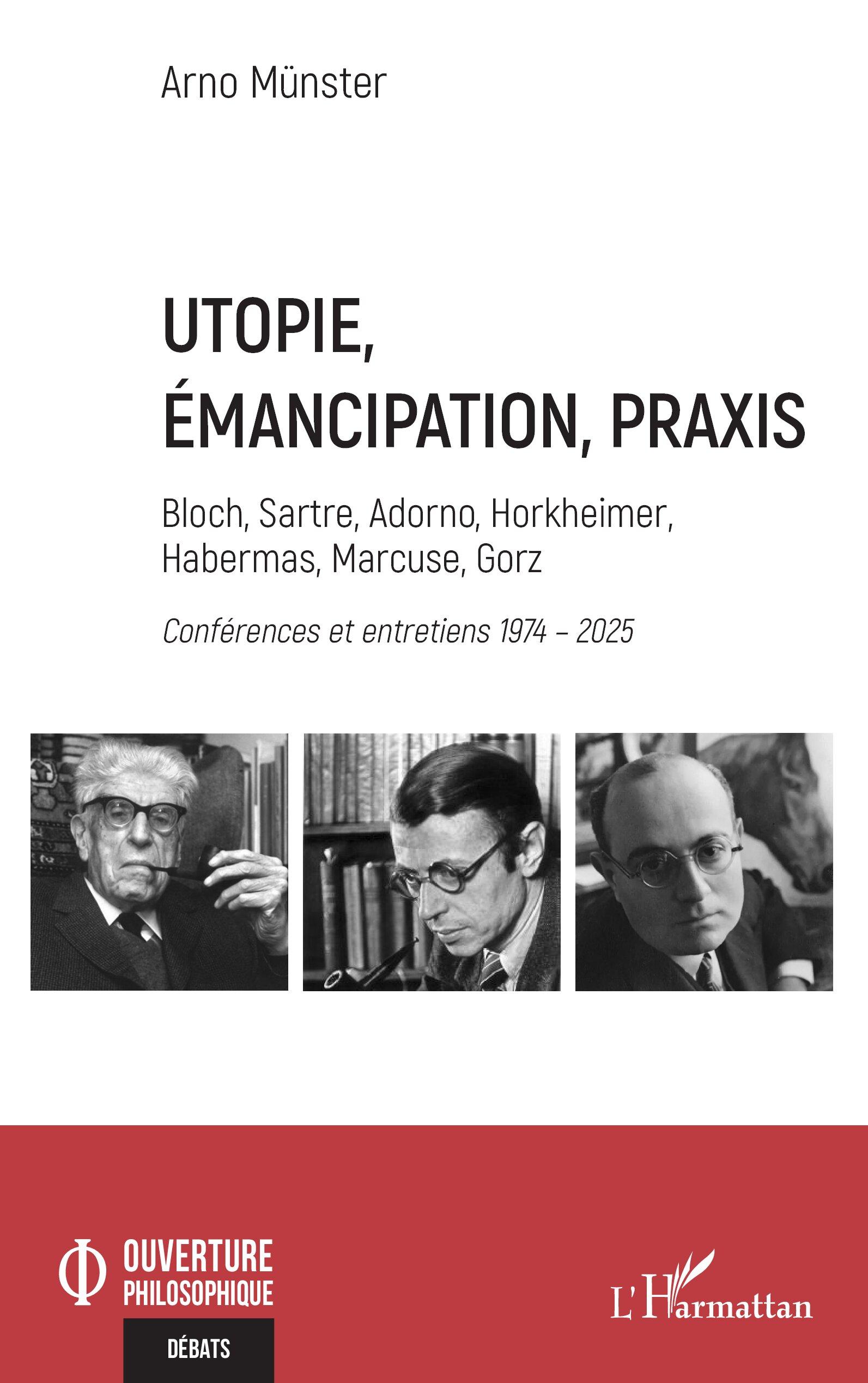 Vorderes Coverbild Utopie, émancipation, praxis