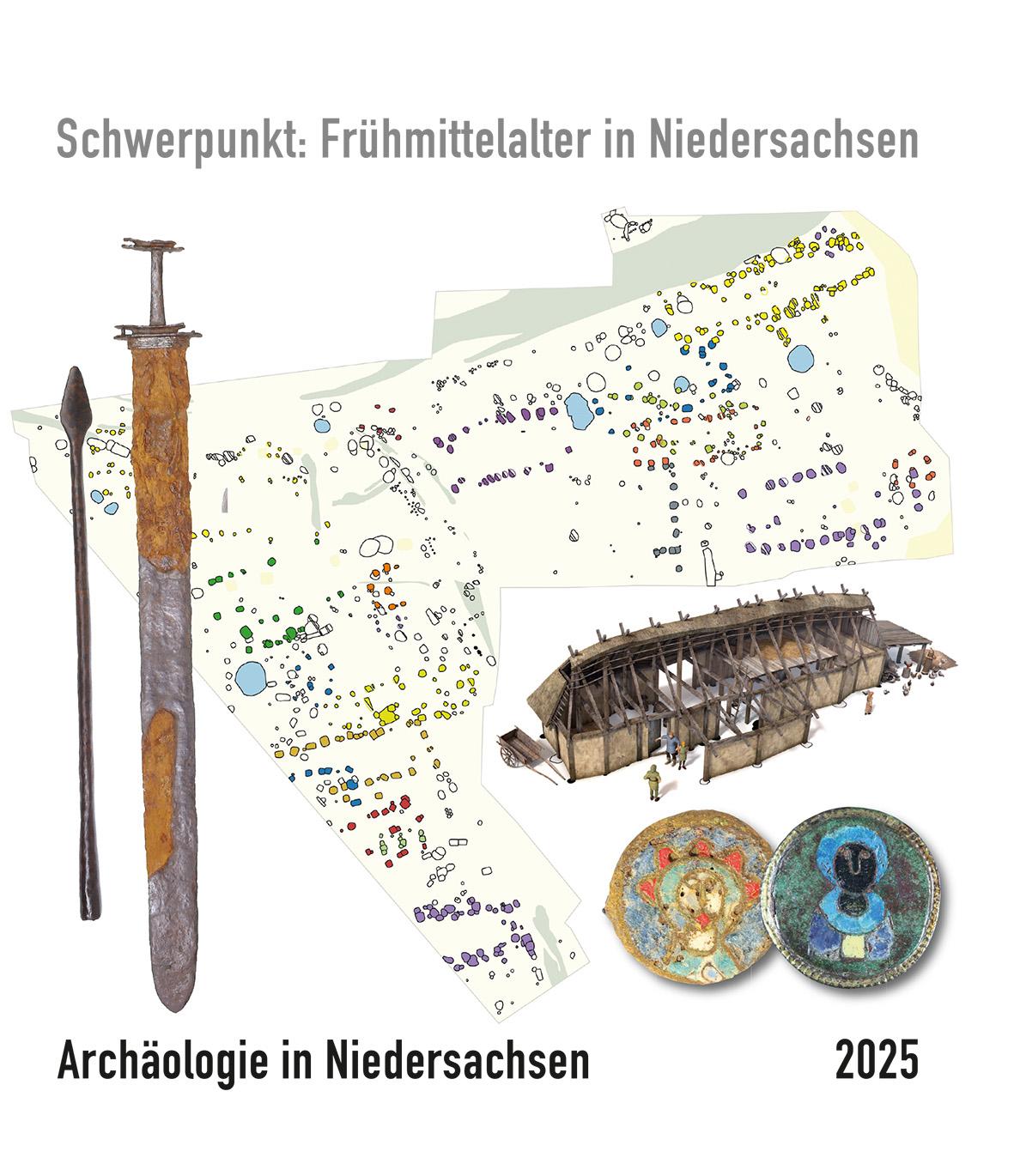 Vorderes Coverbild Archäologie in Niedersachsen Band 28 / 2025