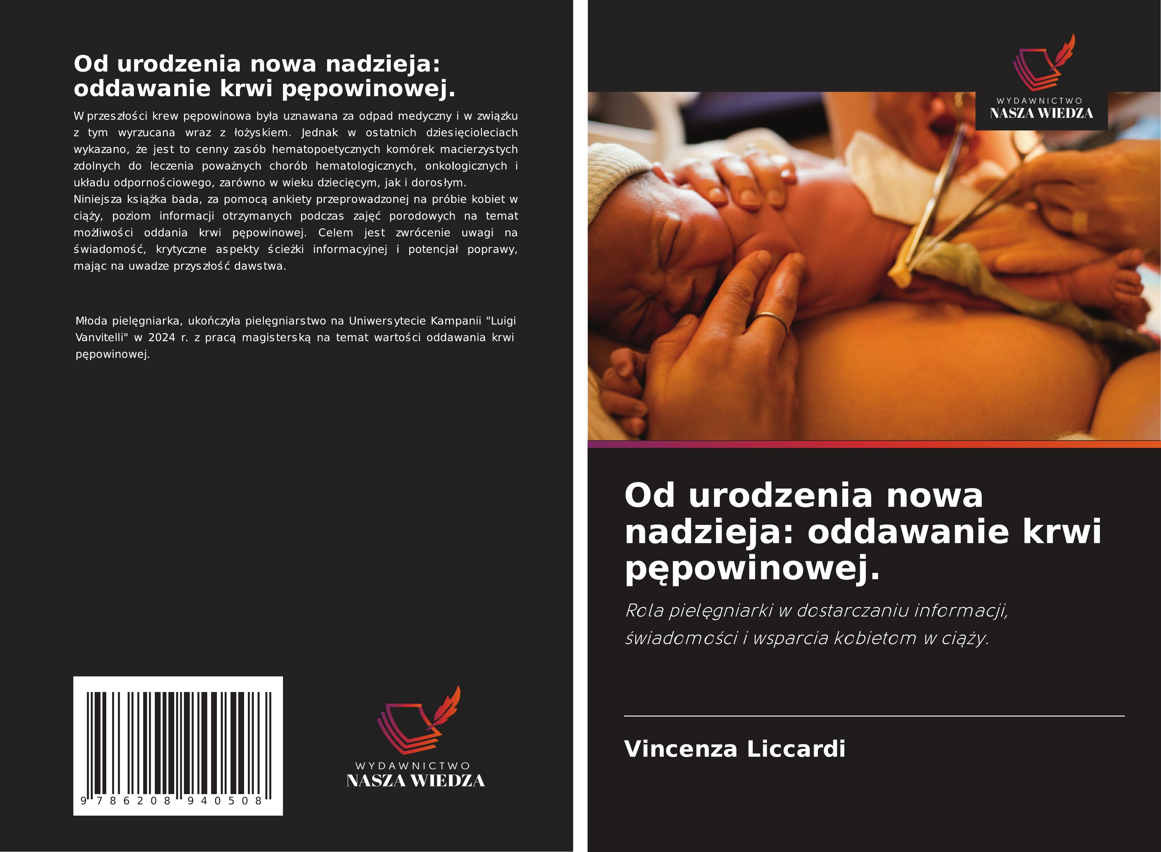 Vorderes Coverbild Od urodzenia nowa nadzieja: oddawanie krwi p¿powinowej.