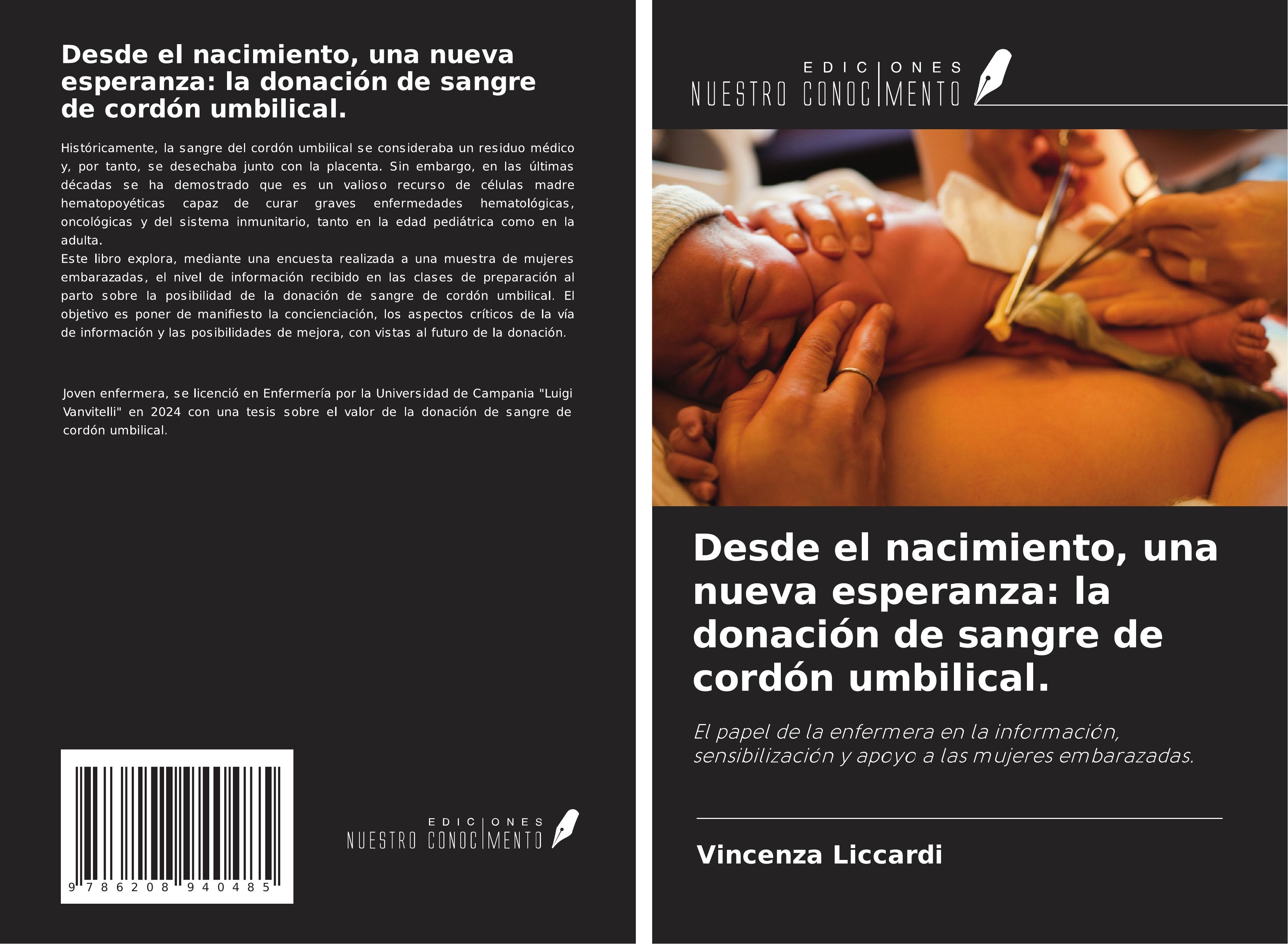 Vorderes Coverbild Desde el nacimiento, una nueva esperanza: la donación de sangre de cordón umbilical.