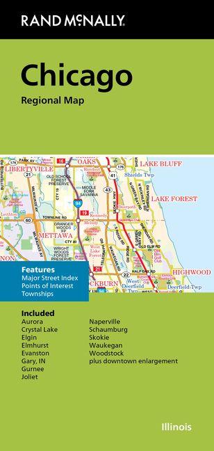 Vorderes Coverbild Rand McNally Folded Map: Chicago Regional Map