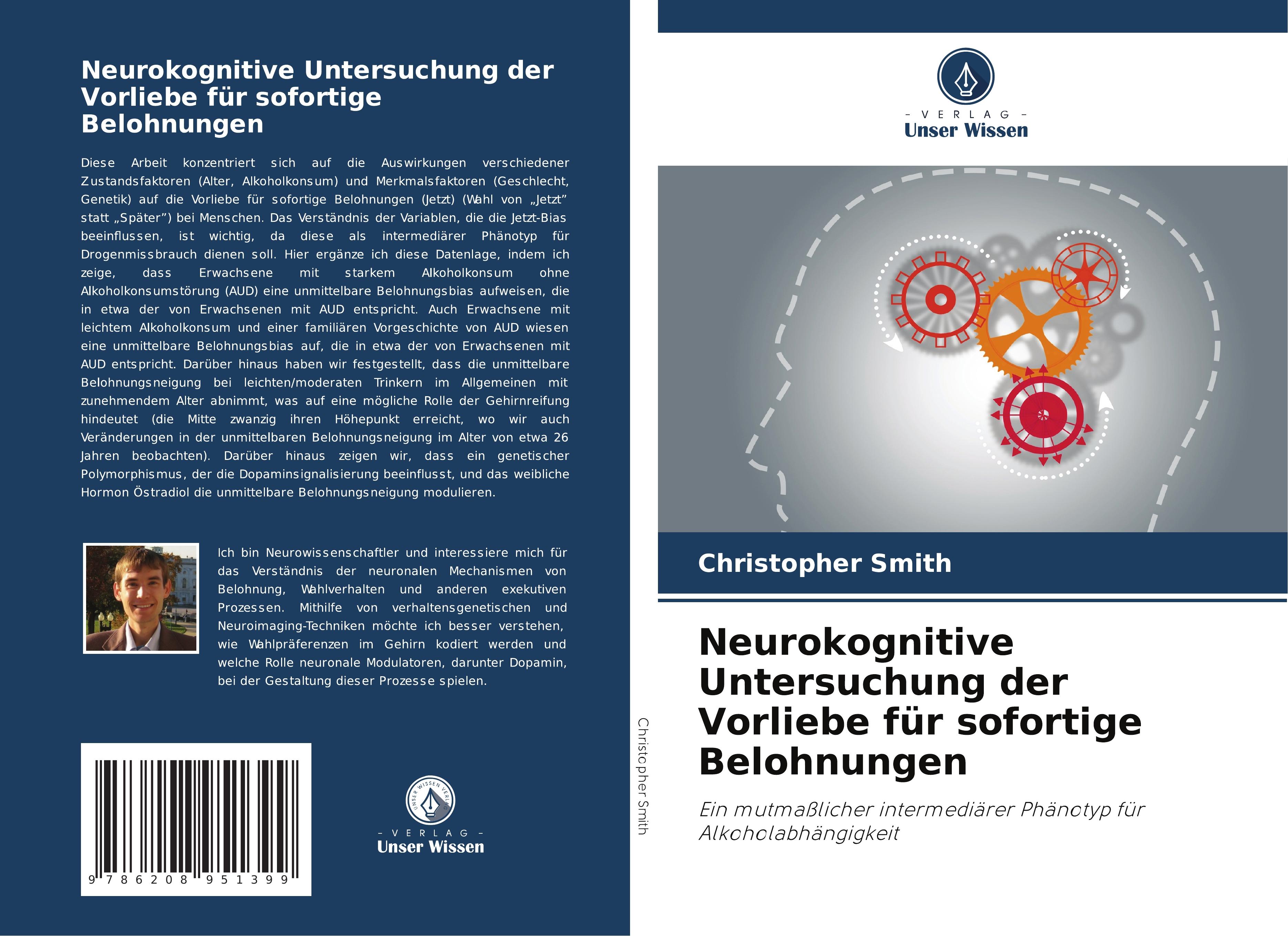 Vorderes Coverbild Neurokognitive Untersuchung der Vorliebe für sofortige Belohnungen