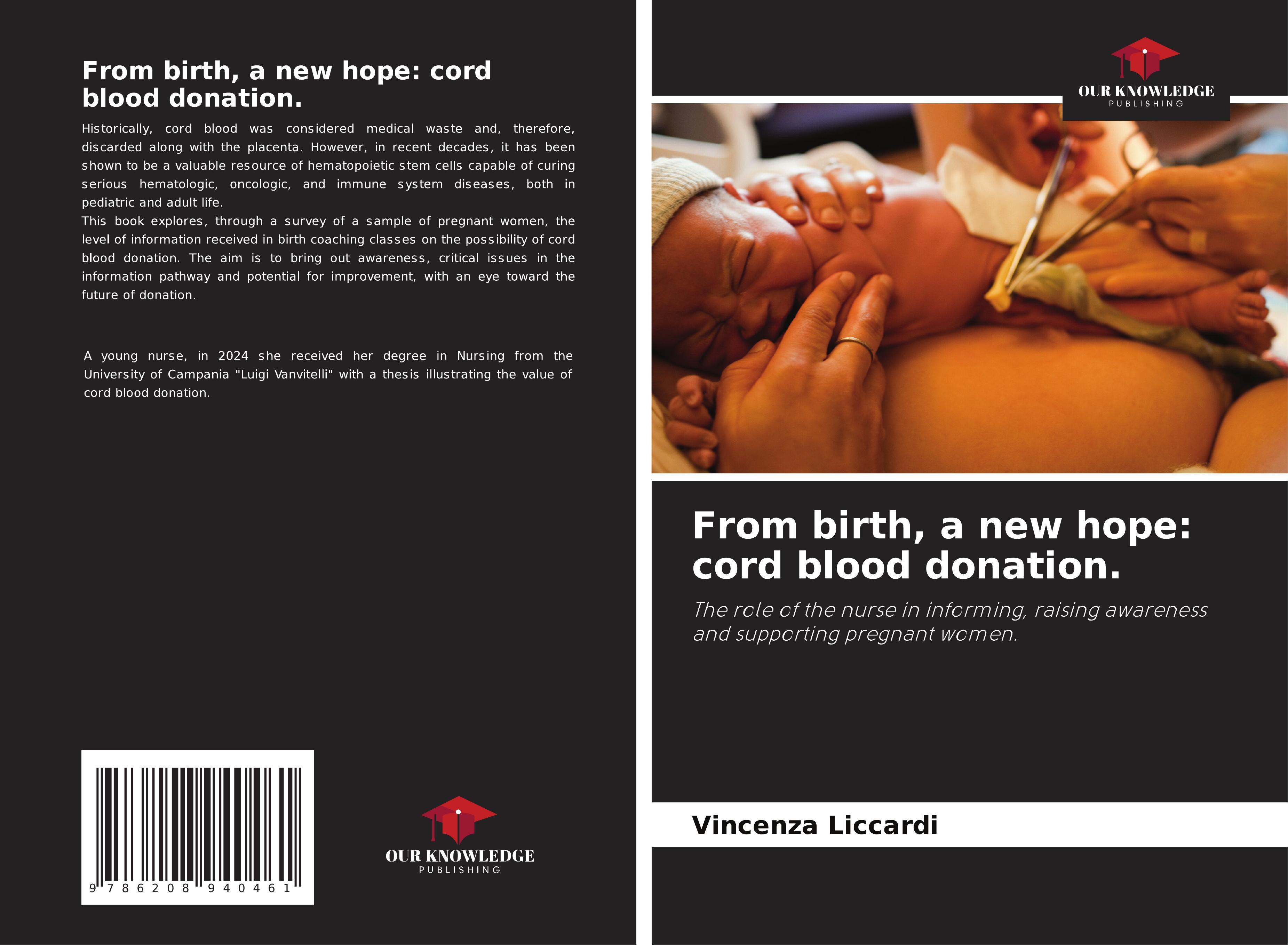 Vorderes Coverbild From birth, a new hope: cord blood donation.