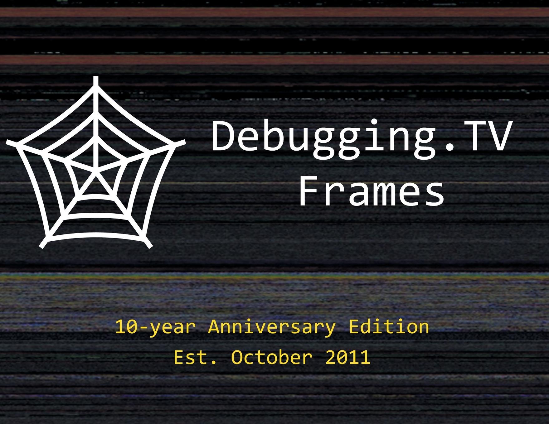 Vorderes Coverbild Debugging.TV Frames