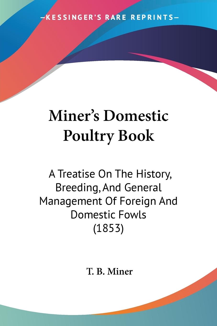 Vorderes Coverbild Miner's Domestic Poultry Book