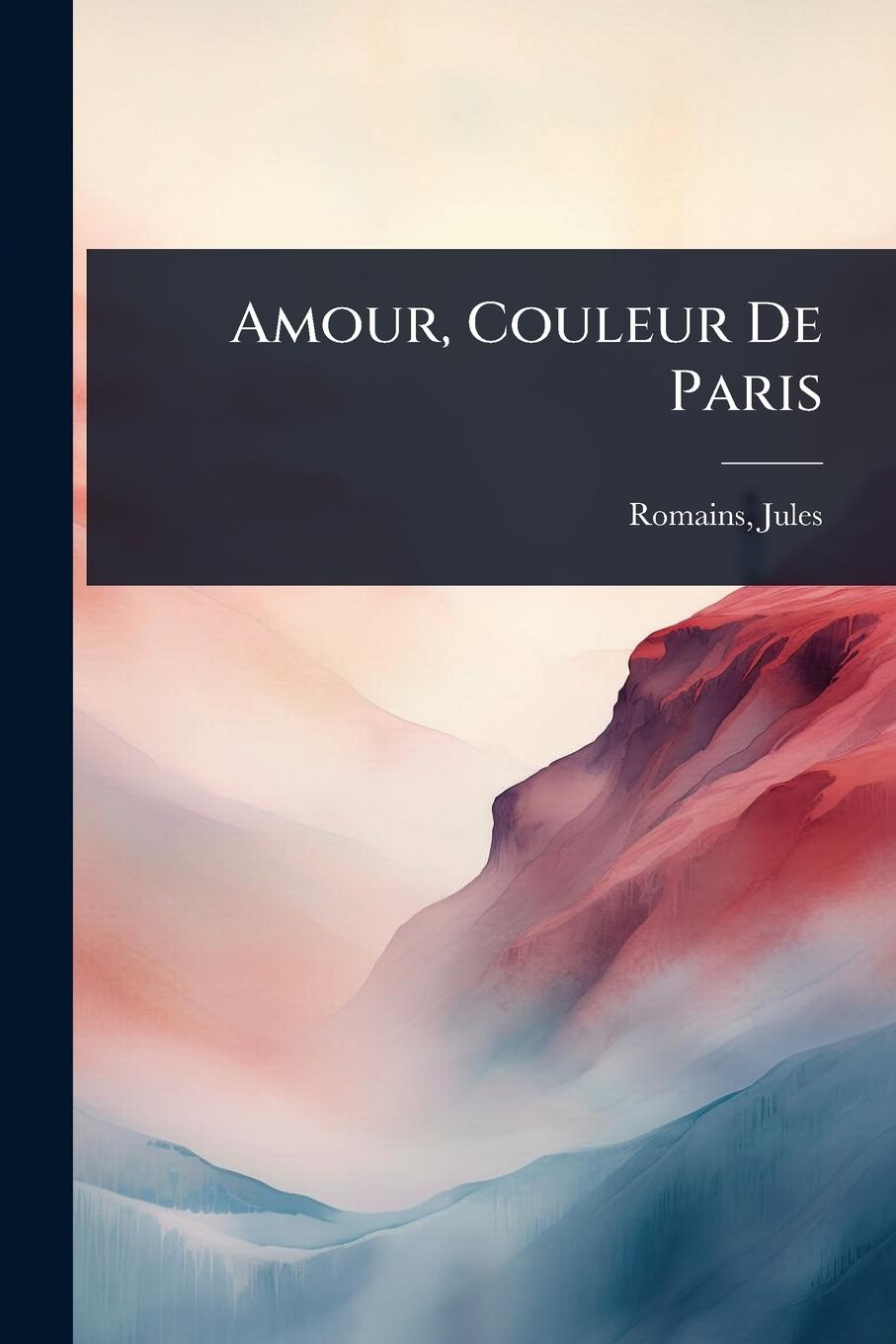 Vorderes Coverbild Amour, Couleur De Paris