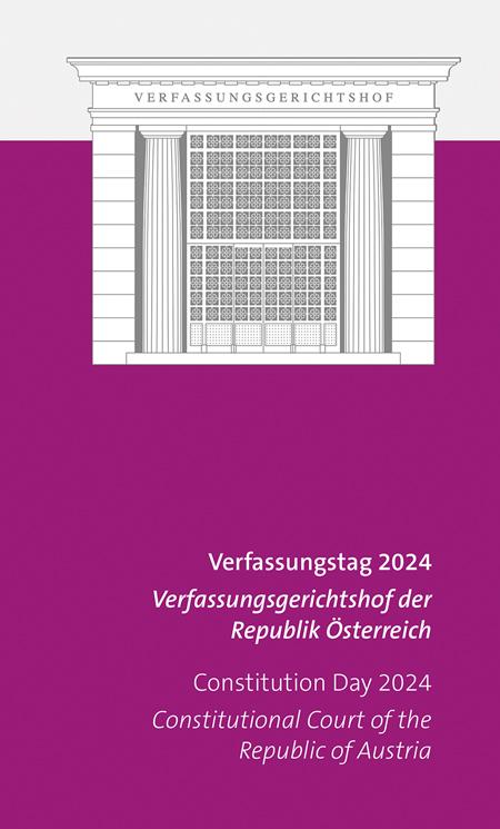 Vorderes Coverbild Verfassungstag 2024