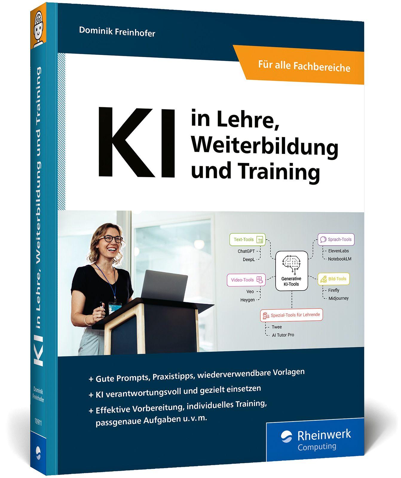 Vorderes Coverbild KI in Lehre, Weiterbildung und Training