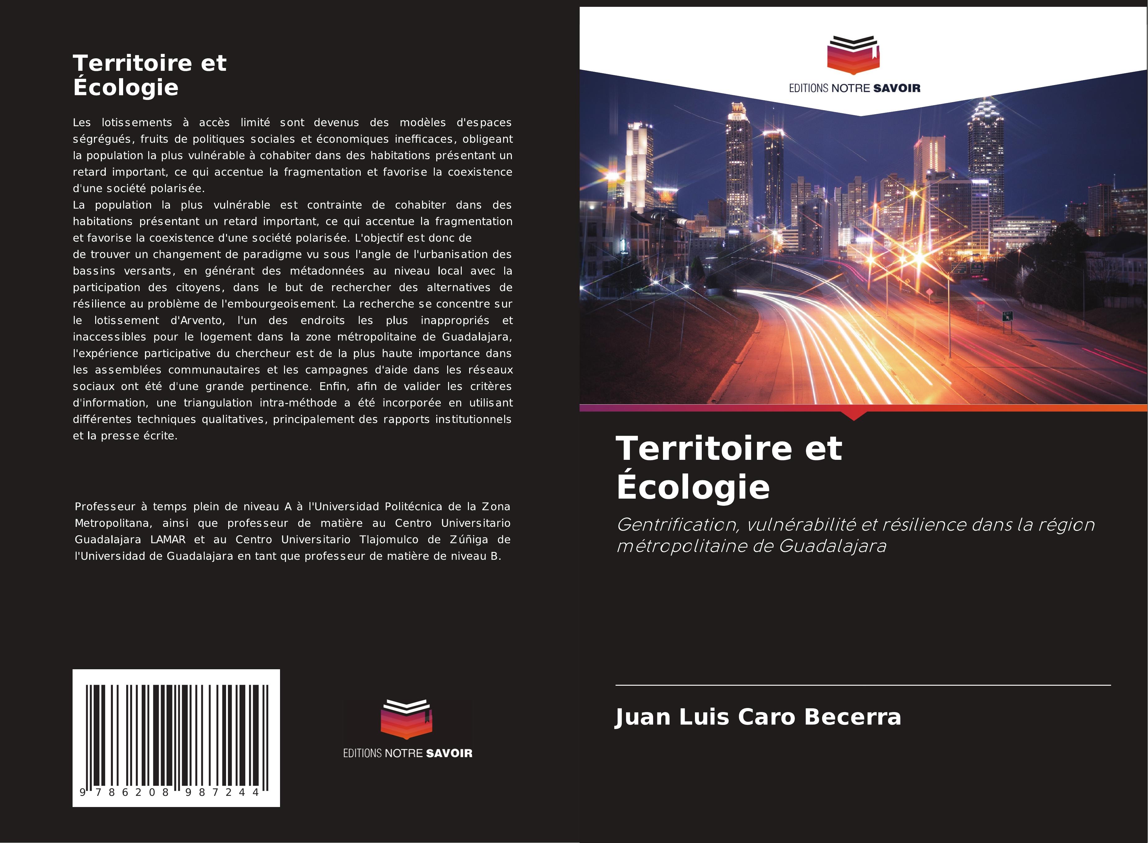 Vorderes Coverbild Territoire et Écologie