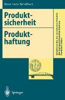 Vorderes Coverbild Produktsicherheit Produkthaftung