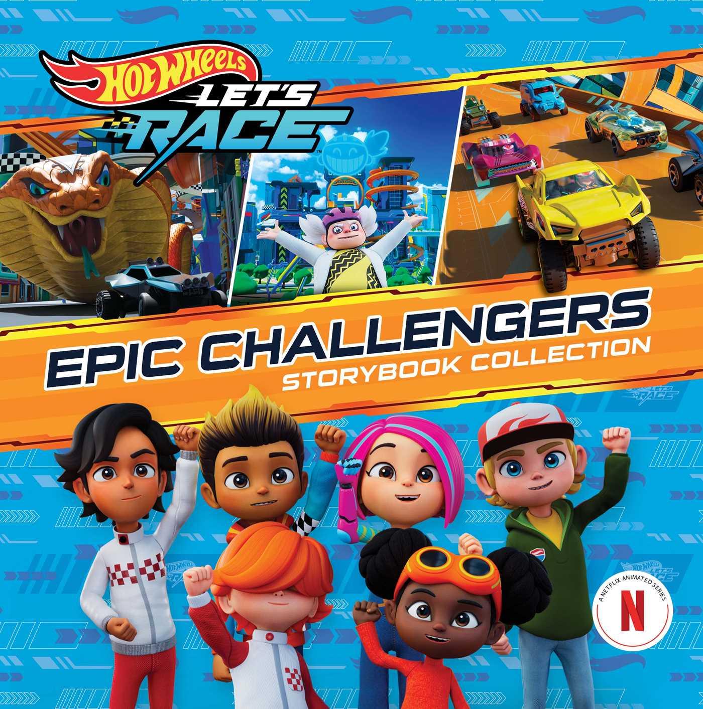 Vorderes Coverbild Hot Wheels Let's Race: Epic Challengers Storybook Collection