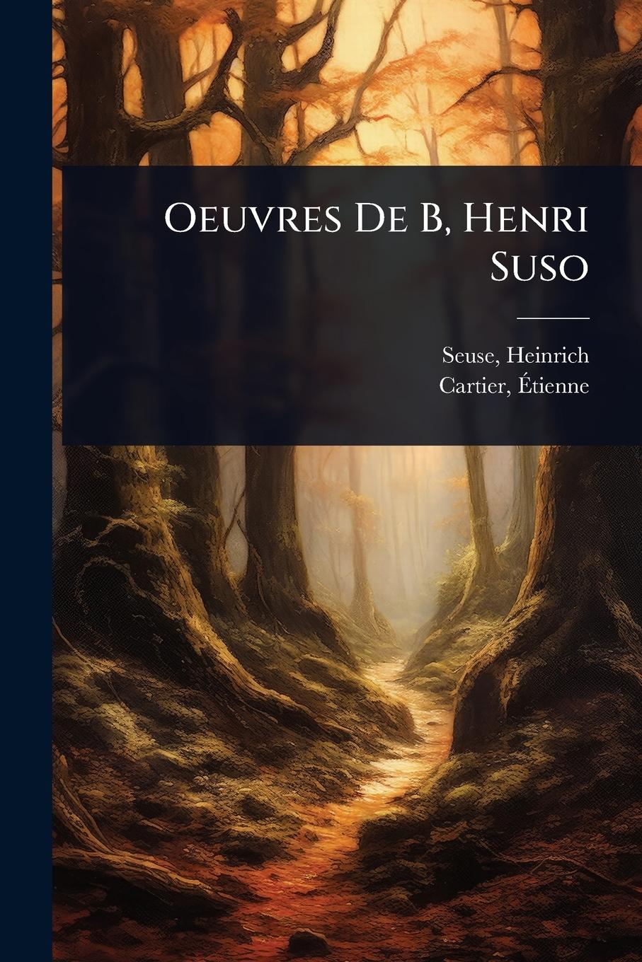 Vorderes Coverbild Oeuvres De B, Henri Suso