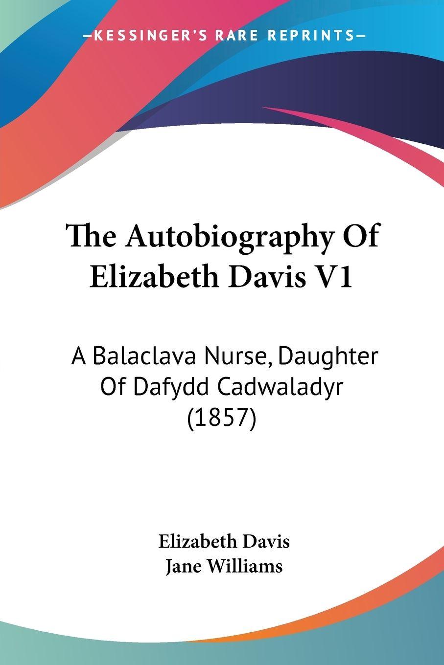 Vorderes Coverbild The Autobiography Of Elizabeth Davis V1