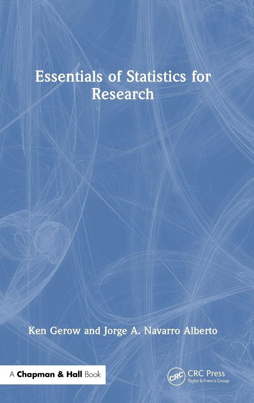 Vorderes Coverbild Essentials of Statistics for Research