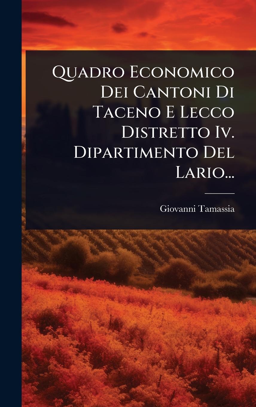 Vorderes Coverbild Quadro Economico Dei Cantoni Di Taceno E Lecco Distretto Iv. Dipartimento Del Lario...