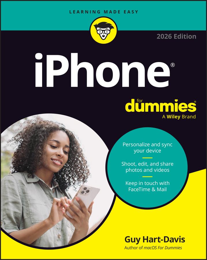 Vorderes Coverbild iPhone for Dummies, 2026 Edition