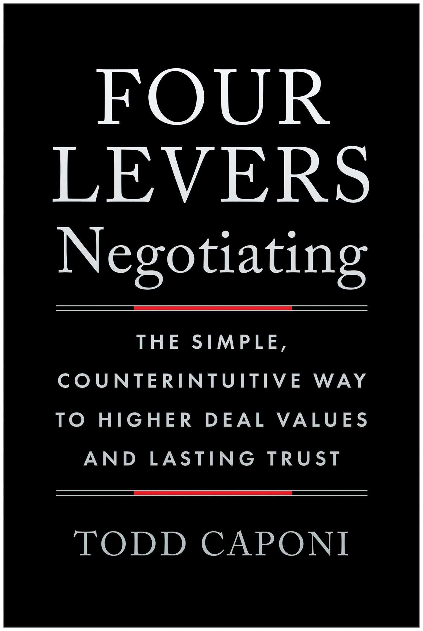 Vorderes Coverbild Four Levers Negotiating