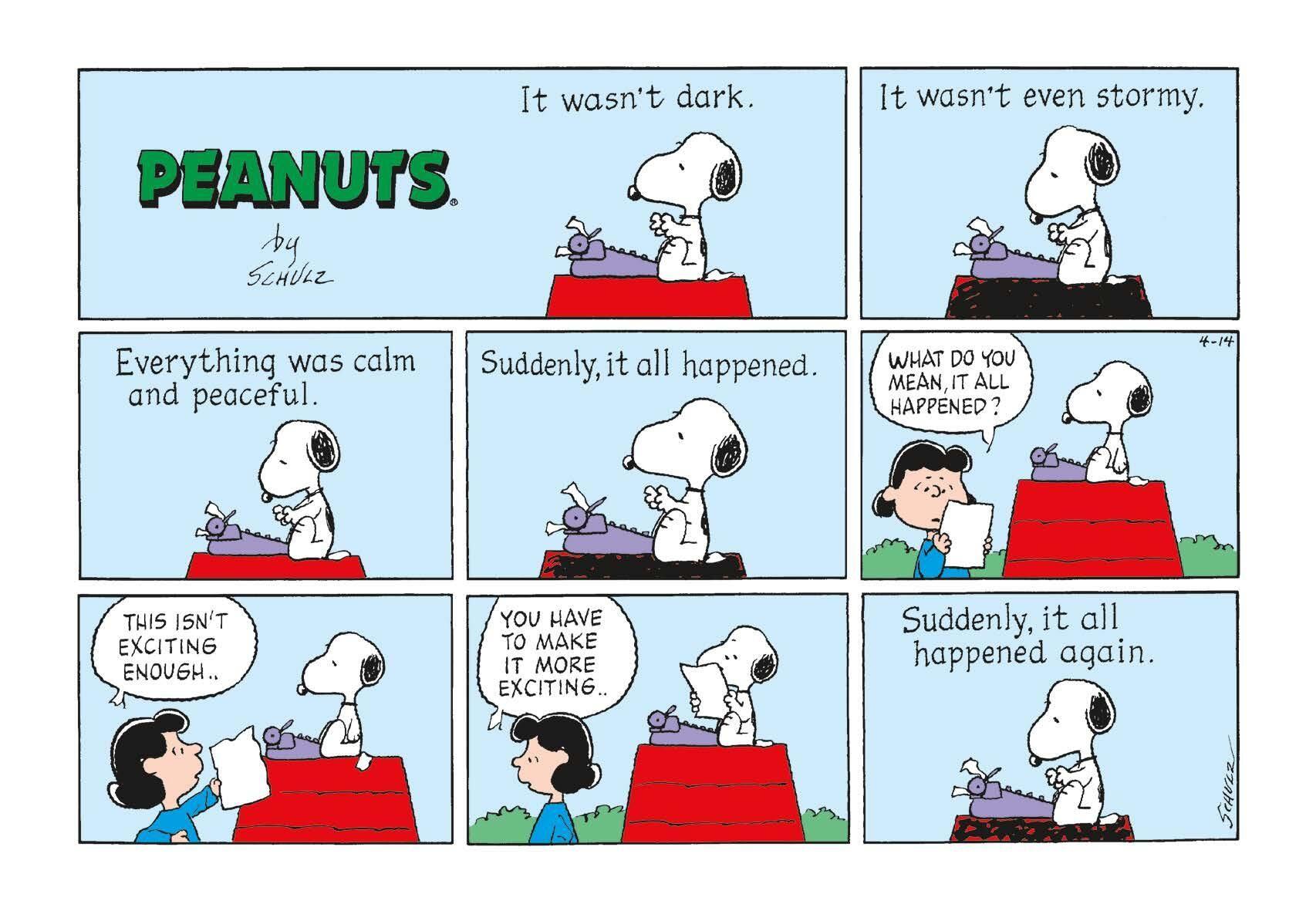 Beispielinhalt (Bild) Peanuts: Happiness Is a Postcard