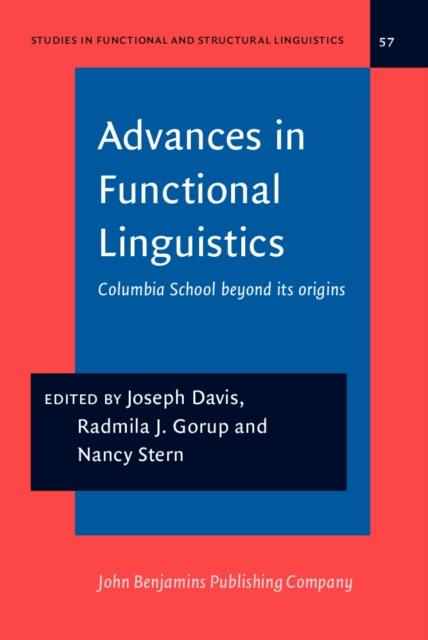 Vorderes Coverbild Advances in Functional Linguistics