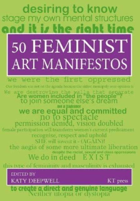 Vorderes Coverbild Fifty Feminist Art Manifestos