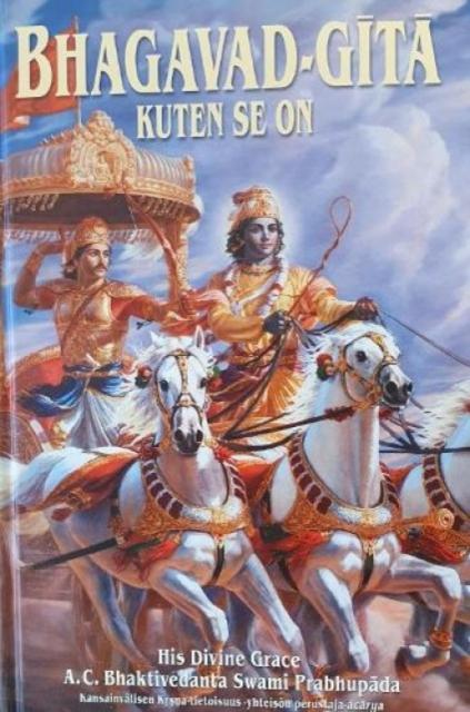 Vorderes Coverbild Bhagavad Gita Kuten Se On [Finnish language]