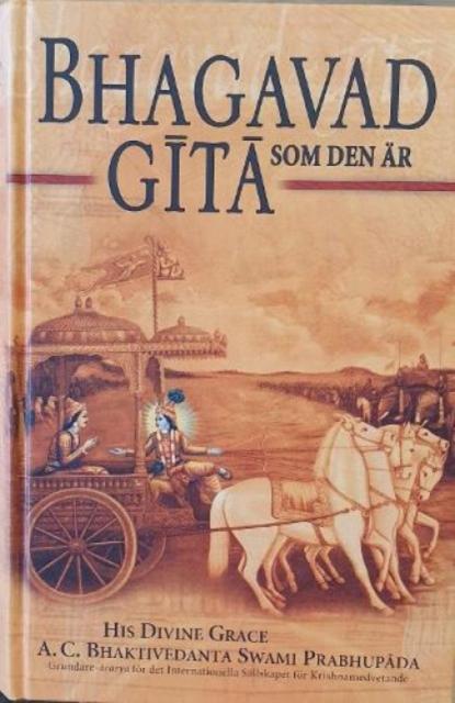Vorderes Coverbild Bhagavad Gita Som Den Ar [Swedish language]