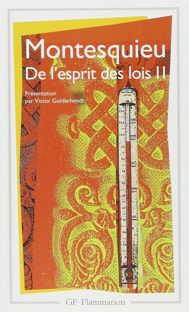 Vorderes Coverbild De l'esprit des lois 2