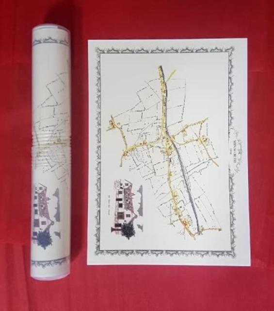 Vorderes Coverbild Minworth Village 1886 - Old Map Supplied Rolled in a Clear Two Part Screw Presentation Tube - Print Size 45cm x 32cm