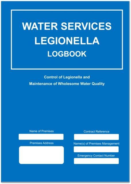 Vorderes Coverbild Water Services, Legionella Logbook