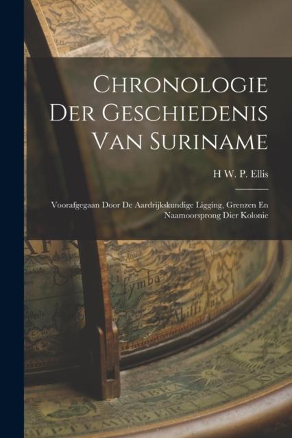 Vorderes Coverbild Chronologie Der Geschiedenis Van Suriname