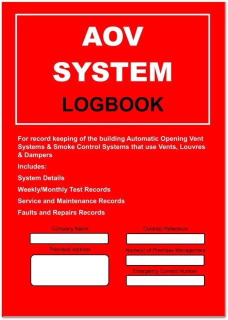 Vorderes Coverbild AOV System Logbook