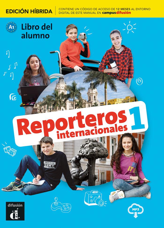 Vorderes Coverbild Reporteros internacionales 1 - Edicion hibrida - Libro del alumno + audio MP3. A1
