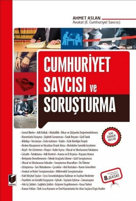 Vorderes Coverbild Cumhuriyet Savcisi ve Sorusturma Ciltli