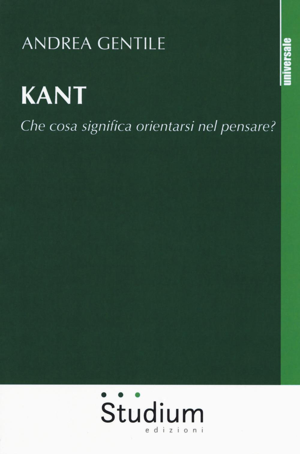 Vorderes Coverbild Kant. Che cosa significa orientarsi nel pensare?