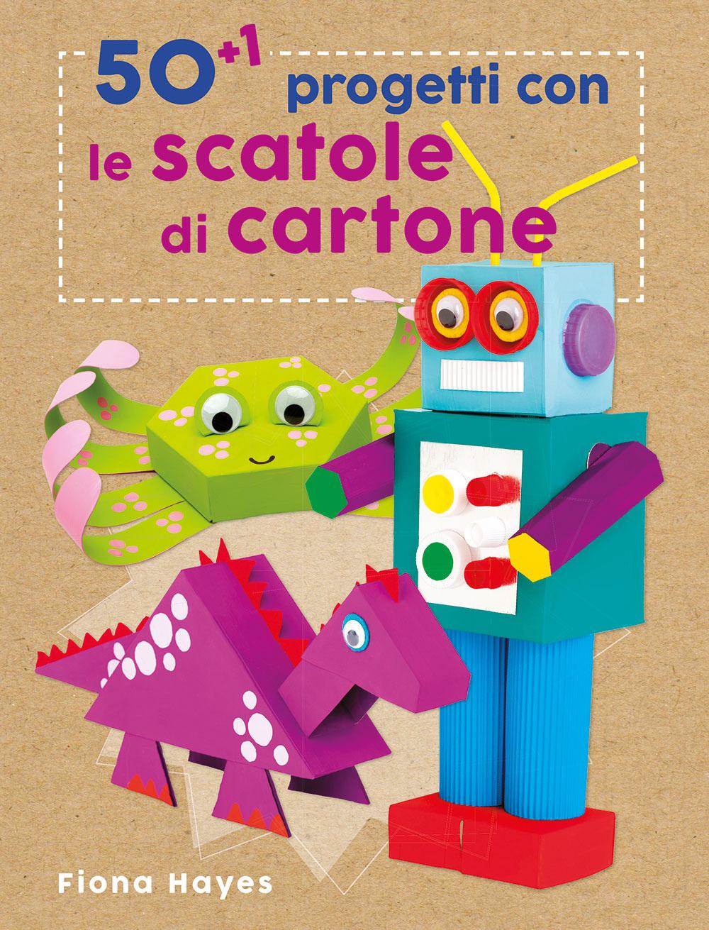 Vorderes Coverbild 50+1 progetti con le scatole di cartone