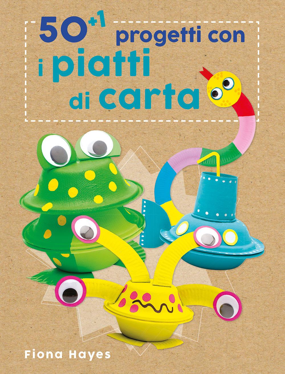 Vorderes Coverbild 50+1 progetti con i piatti di carta